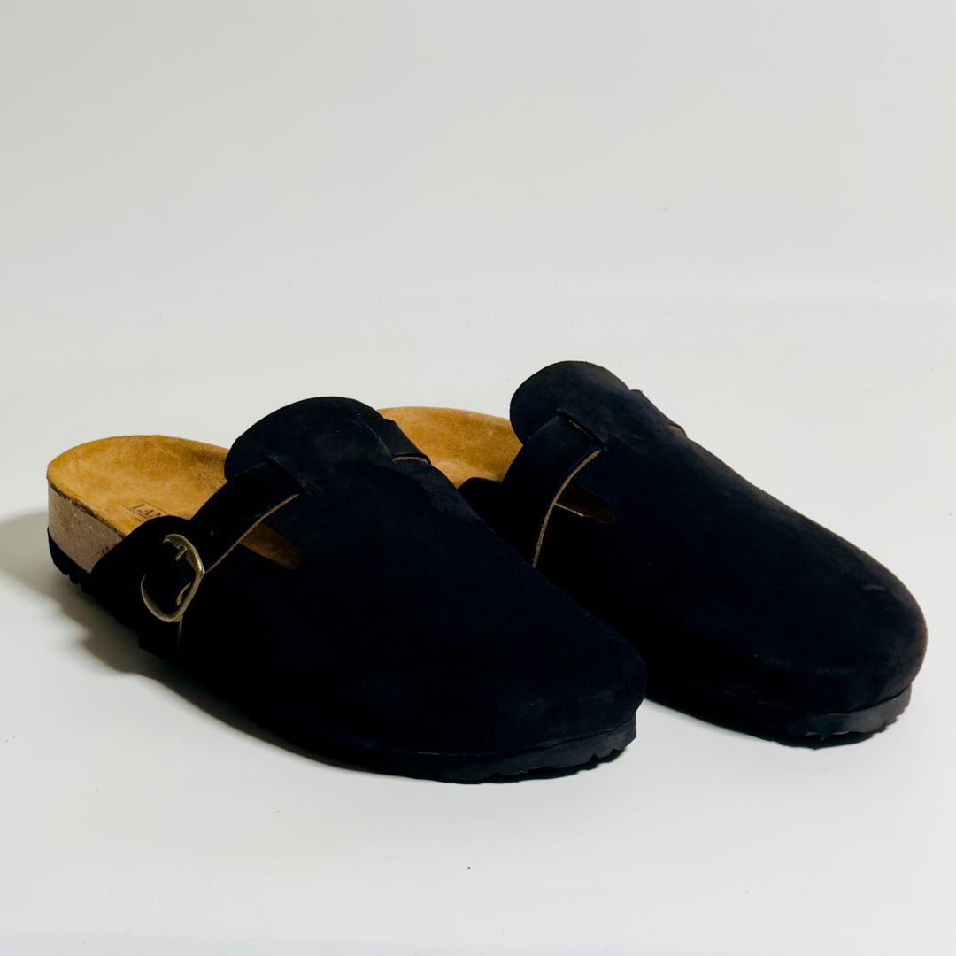 Bostrio Jet Black (Suede Leather)