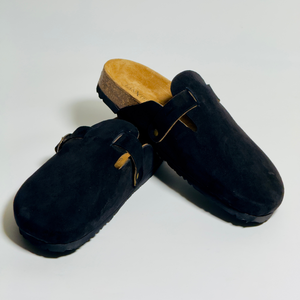Bostrio Jet Black (Suede Leather)