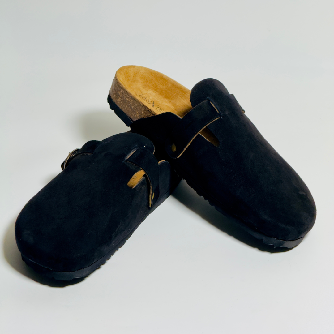 Bostrio Jet Black (Suede Leather)