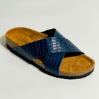 Cosmo Navy (Croco Leather)
