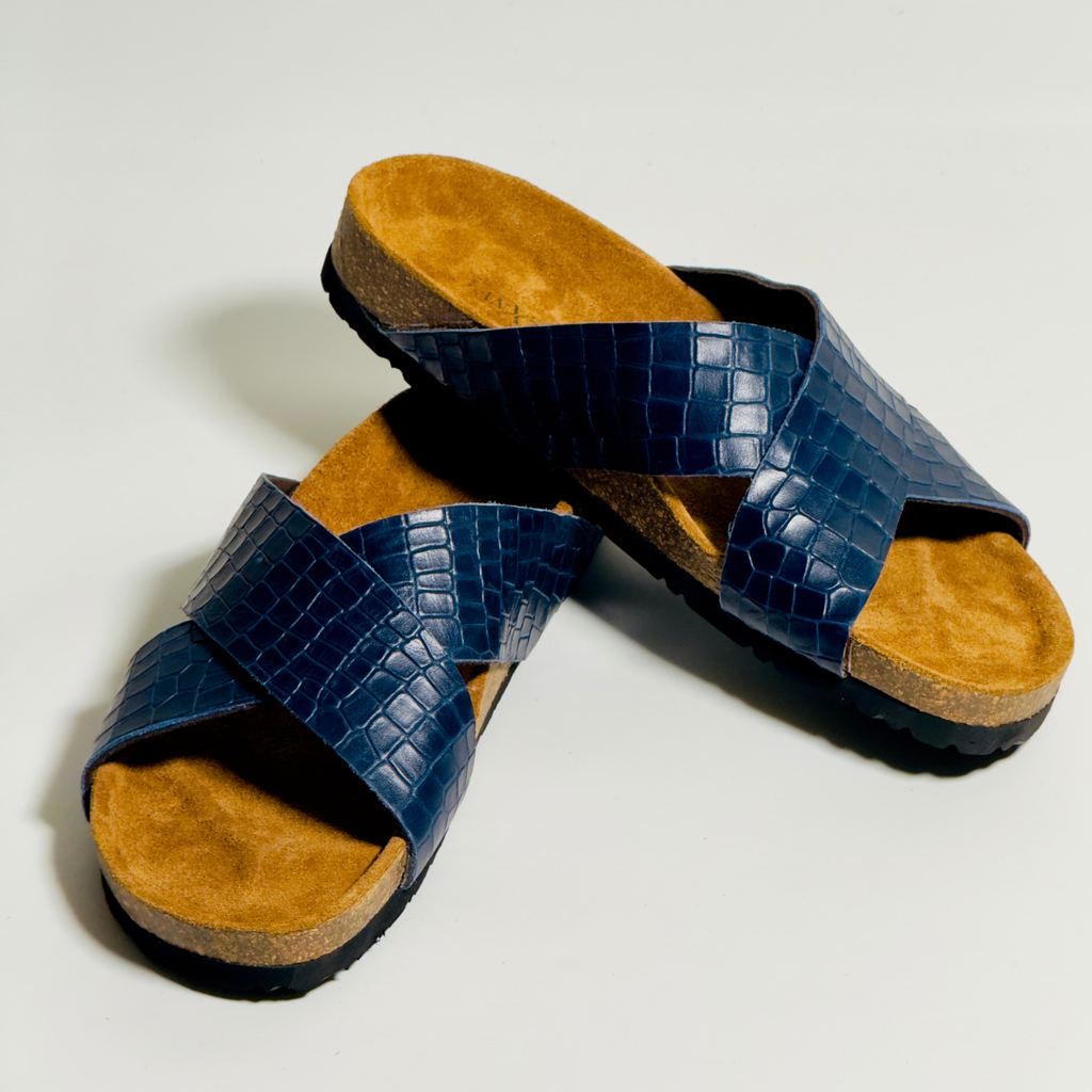 Cosmo Navy (Croco Leather)