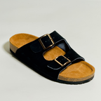 Dostro Jet Black (Suede Leather)